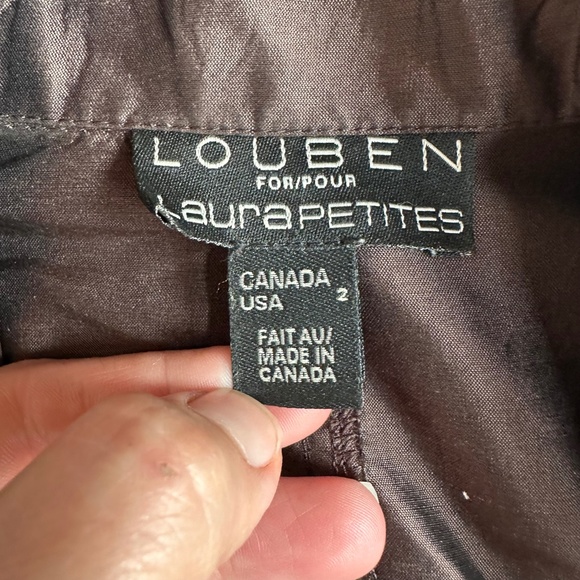 Vintage Louben Brown Cropped Jacket - Picture 2 of 4